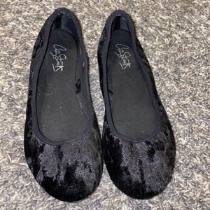 city streets velvet flats
